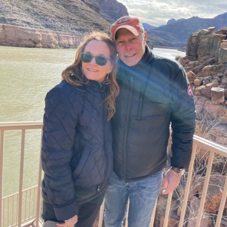 Lea Thompson's Instagram post with her husband Howard Deutch.  